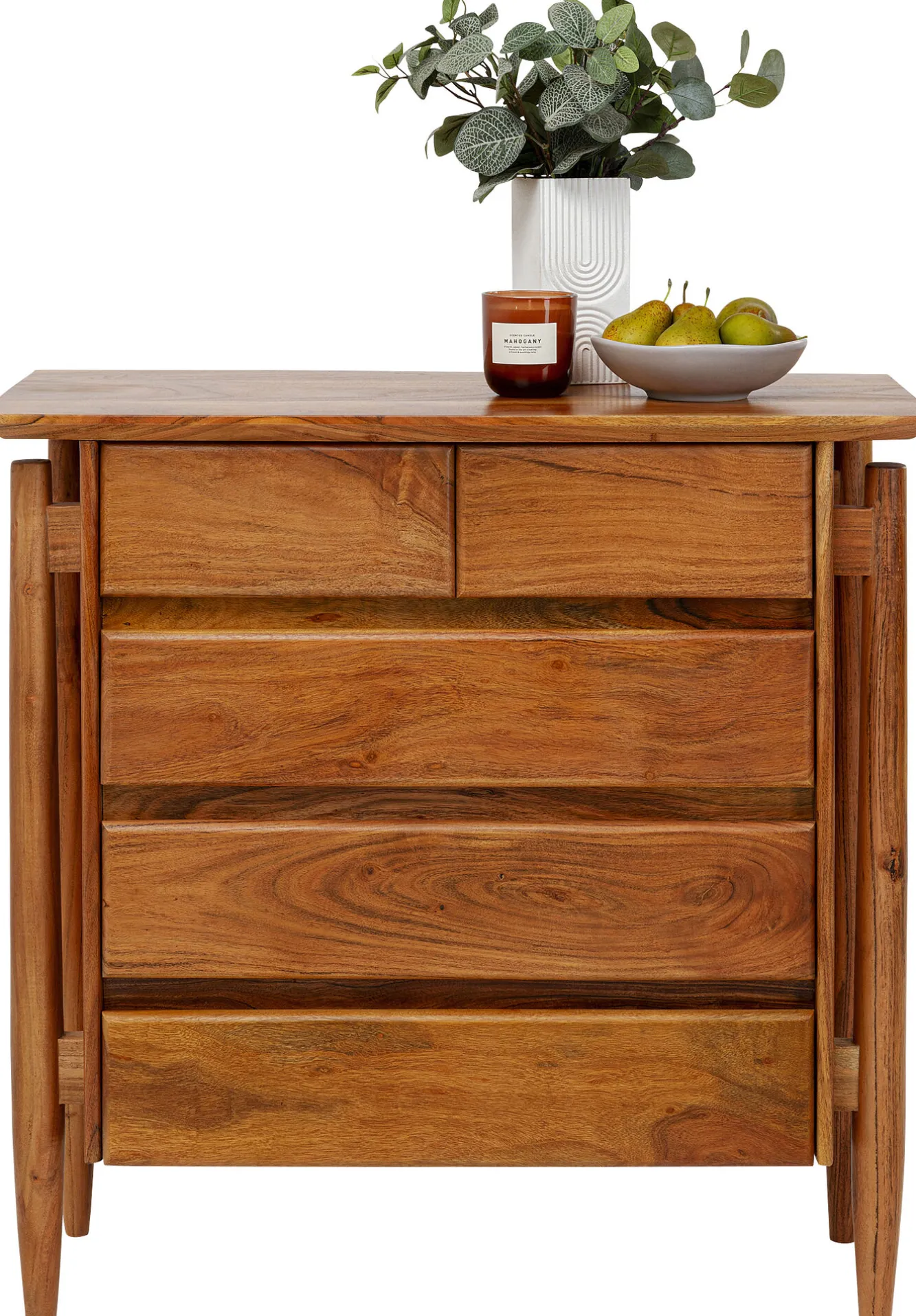 New KARE Design Komoda z 5 szufladami drewno akacjowe 85x85 cm - KARE