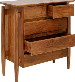 New KARE Design Komoda z 5 szufladami drewno akacjowe 85x85 cm - KARE