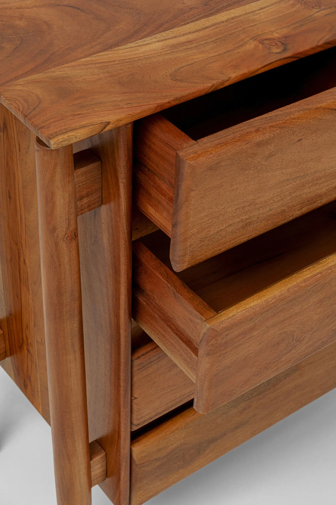 New KARE Design Komoda z 5 szufladami drewno akacjowe 85x85 cm - KARE