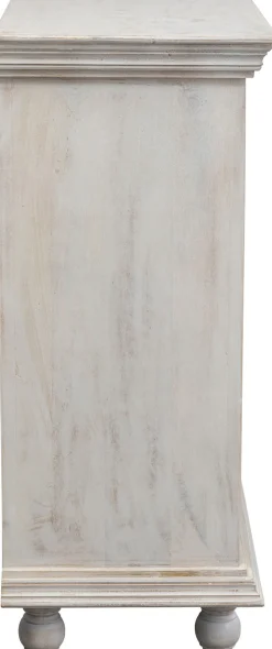 Fashion KARE Design Komoda z 4 szufladami z drewna mango front kolorowy 90x110 cm - KARE