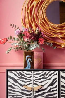 Sale KARE Design Komoda Zebra 160x80 cm czarno-kremowa - KARE