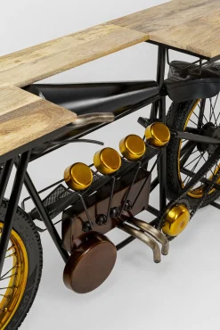 Discount KARE Design Konsola - barek  Motorbike 180x43 cm czarna - KARE