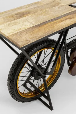 Discount KARE Design Konsola - barek  Motorbike 180x43 cm czarna - KARE