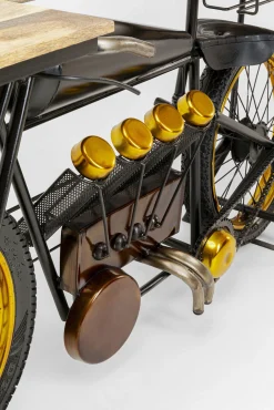 Discount KARE Design Konsola - barek  Motorbike 180x43 cm czarna - KARE