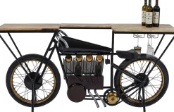 Discount KARE Design Konsola - barek  Motorbike 180x43 cm czarna - KARE