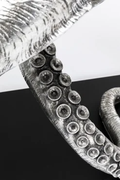 Hot KARE Design Konsola Calmar 124x30 cm czarno-srebrna - KARE