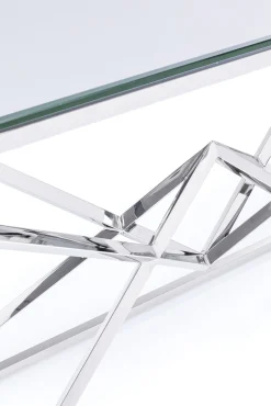 New KARE Design Konsola Diamond Connection 120x40 cm srebrna - KARE