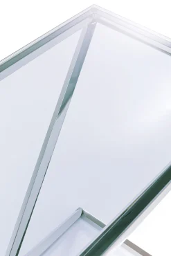 New KARE Design Konsola Diamond Connection 120x40 cm srebrna - KARE