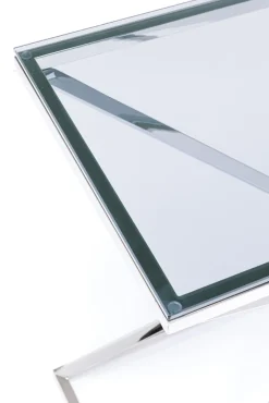 New KARE Design Konsola Diamond Connection 120x40 cm srebrna - KARE