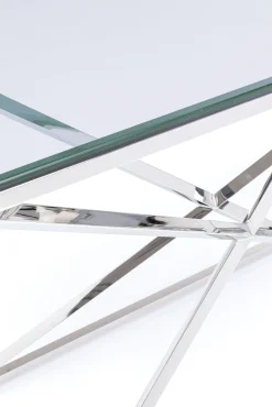 New KARE Design Konsola Diamond Connection 120x40 cm srebrna - KARE