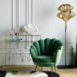 Best KARE Design Konsola Flower Meadow 100x25 cm złota - KARE