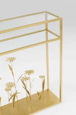 Best KARE Design Konsola Flower Meadow 100x25 cm złota - KARE