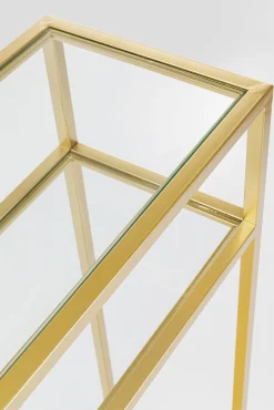 Best KARE Design Konsola Flower Meadow 100x25 cm złota - KARE