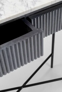 Sale KARE Design Konsola Glenn 100x32 cm blat marmur - KARE