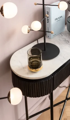 Sale KARE Design Konsola Glenn 100x32 cm blat marmur - KARE