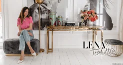 Best KARE Design Konsola Gold Rush 160x45 cm złota - KARE