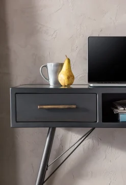 Clearance KARE Design Konsola La Gomera 120x35 cm grafitowa - KARE