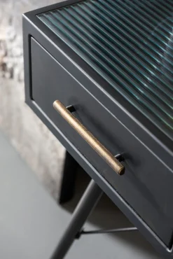 Clearance KARE Design Konsola La Gomera 120x35 cm grafitowa - KARE