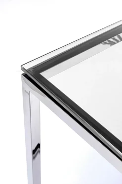 Clearance KARE Design Konsola Laser 120x40 cm srebrna - KARE