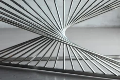 Clearance KARE Design Konsola Laser 120x40 cm srebrna - KARE