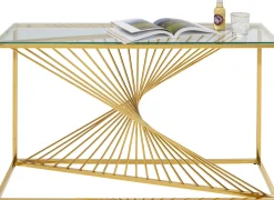 New KARE Design Konsola Laser 120x40 cm złota - KARE