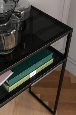 Hot KARE Design Konsola Loft 80x30 cm czarna - KARE