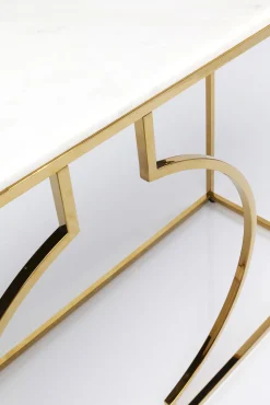 New KARE Design Konsola Miami Loft 120x35 cm złoto-biała - KARE