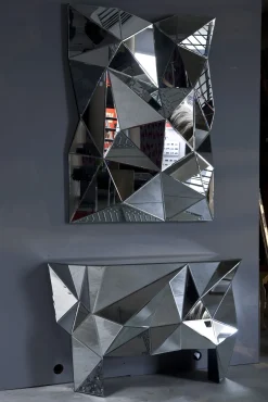 Sale KARE Design Konsola Prisma 126x39 cm lustrzana - KARE