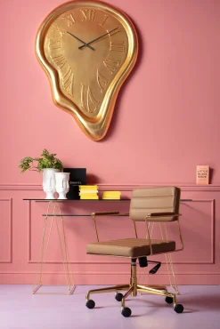 Online KARE Design Krzesło biurowe Dottore 60x81 cm brązowe - KARE