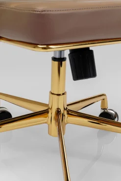 Online KARE Design Krzesło biurowe Dottore 60x81 cm brązowe - KARE