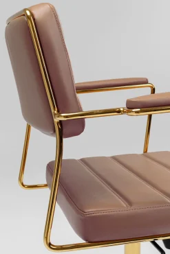 Online KARE Design Krzesło biurowe Dottore 60x81 cm brązowe - KARE