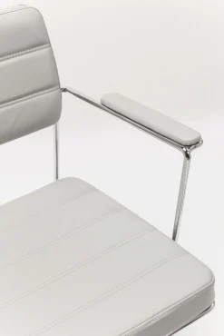 Best KARE Design Krzesło biurowe Dottore 44x78 cm szare - KARE