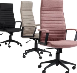 Hot KARE Design Krzesło biurowe Labora High 58x128 cm czarne - KARE