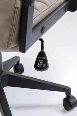 Fashion KARE Design Krzesło biurowe Labora High 58x128 cm beżowe - KARE