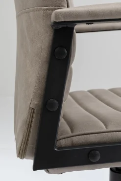 Fashion KARE Design Krzesło biurowe Labora High 58x128 cm beżowe - KARE