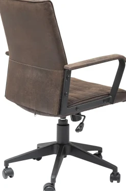 Outlet KARE Design Krzesło biurowe Labora 57x105 cm brązowe - KARE