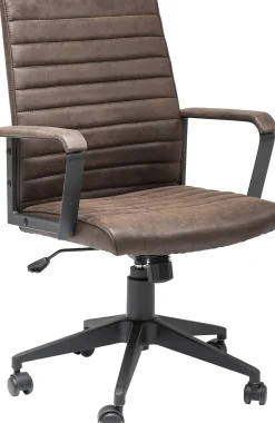 Outlet KARE Design Krzesło biurowe Labora 57x105 cm brązowe - KARE