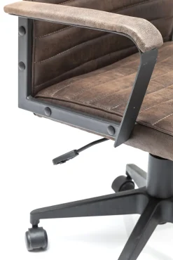 Outlet KARE Design Krzesło biurowe Labora 57x105 cm brązowe - KARE