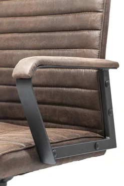 Outlet KARE Design Krzesło biurowe Labora 57x105 cm brązowe - KARE