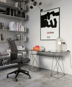 Fashion KARE Design Krzesło biurowe Labora 57x105 cm czarne - KARE