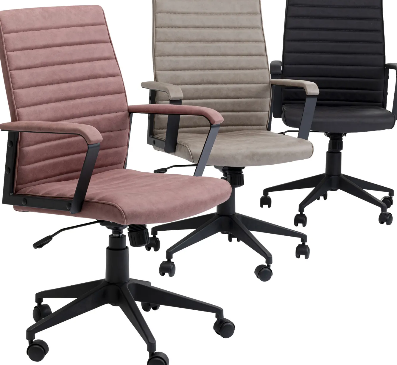 Clearance KARE Design Krzesło biurowe Labora 57x105 cm beżowe - KARE