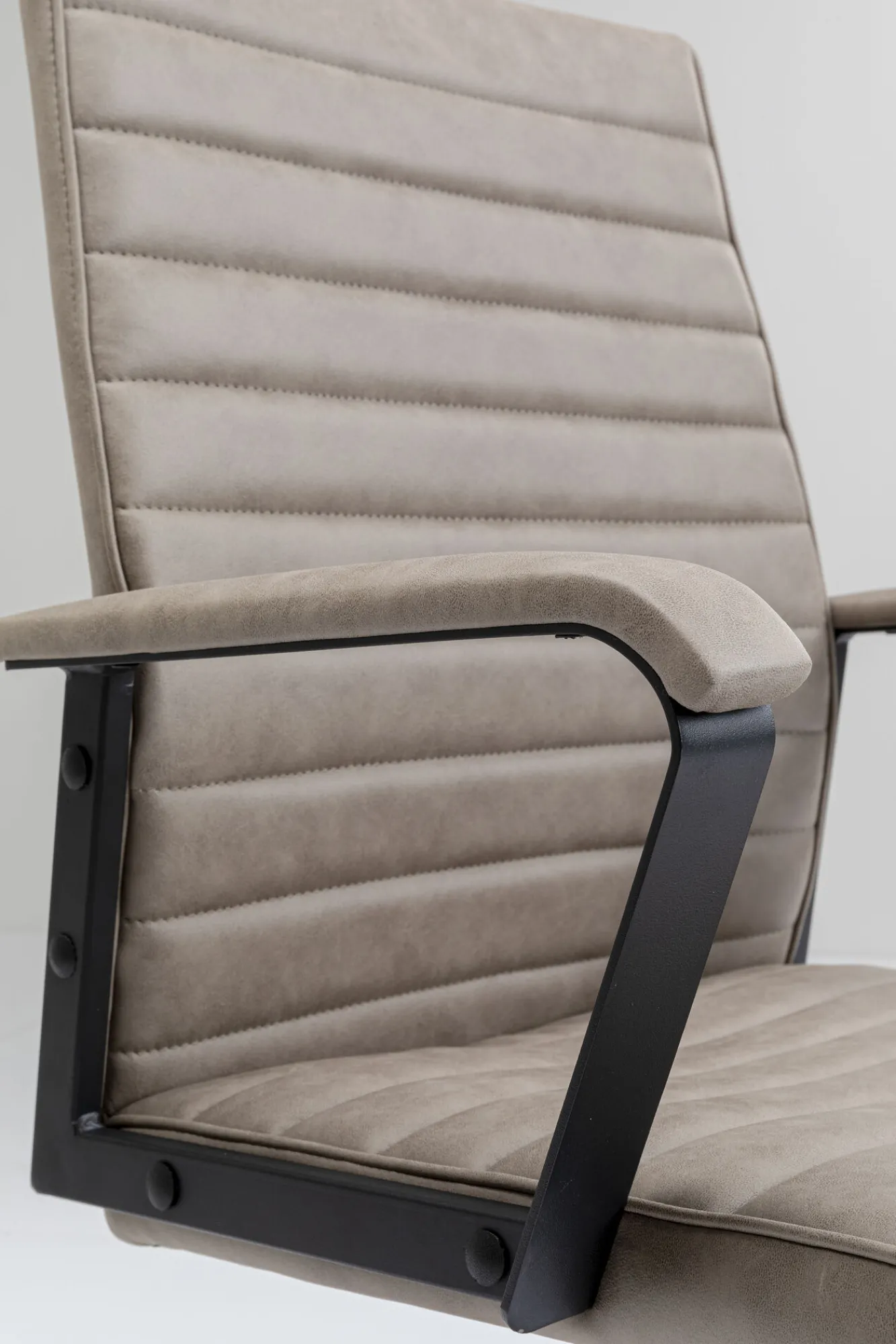 Clearance KARE Design Krzesło biurowe Labora 57x105 cm beżowe - KARE