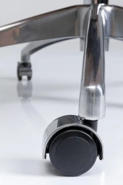 Fashion KARE Design Krzesło biurowe Rouven 59x112 cm czarno-brązowe - KARE