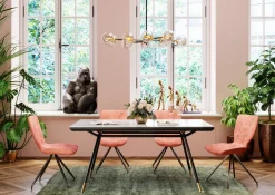 Best KARE Design Krzesło Butterfly 47x85 cm różowe - KARE