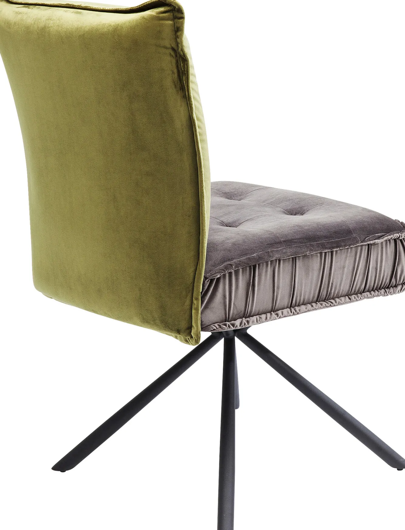 New KARE Design Krzesło Chelsea 50x91 cm szaro-zielone - KARE