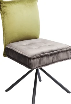 New KARE Design Krzesło Chelsea 50x91 cm szaro-zielone - KARE