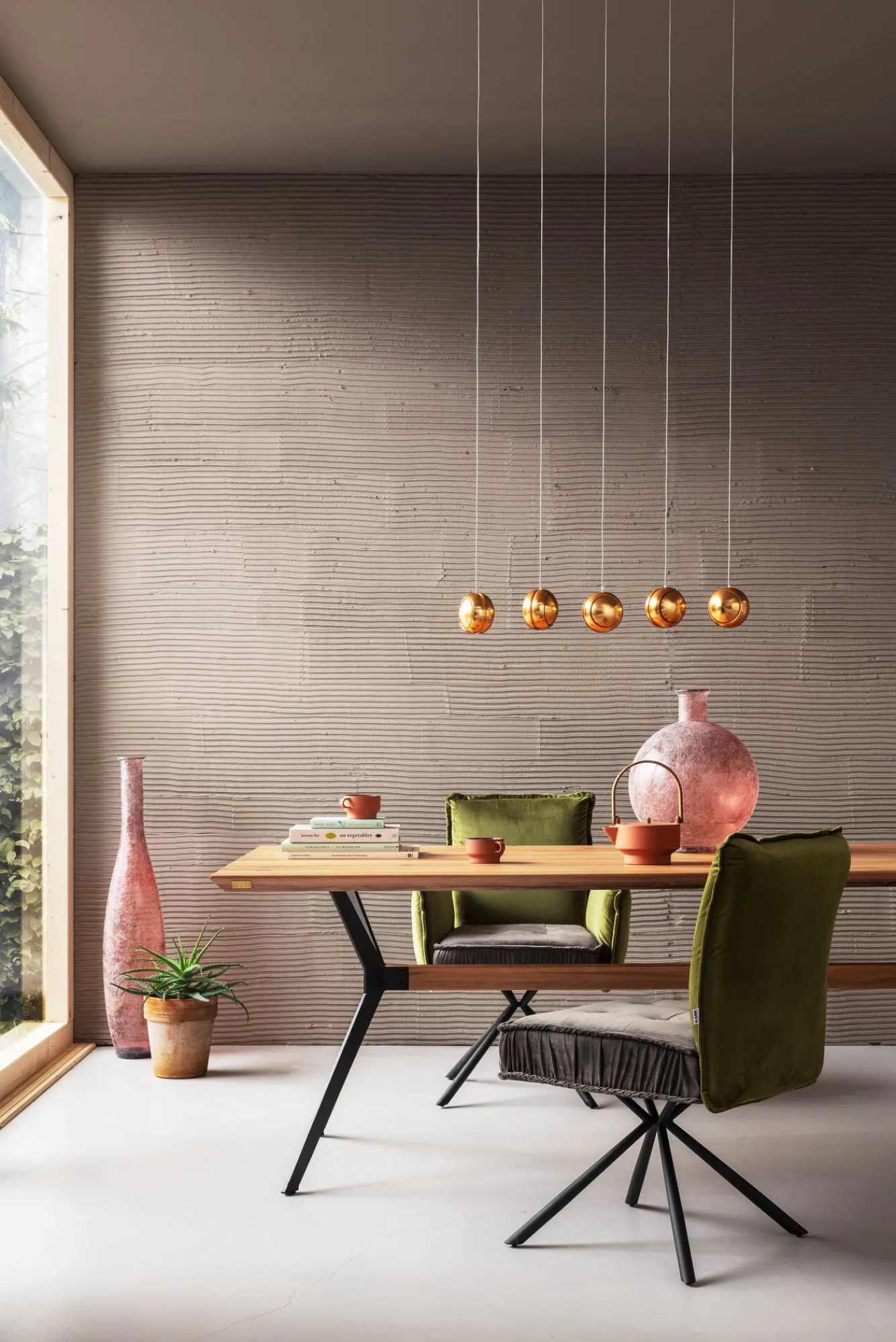 New KARE Design Krzesło Chelsea 50x91 cm szaro-zielone - KARE