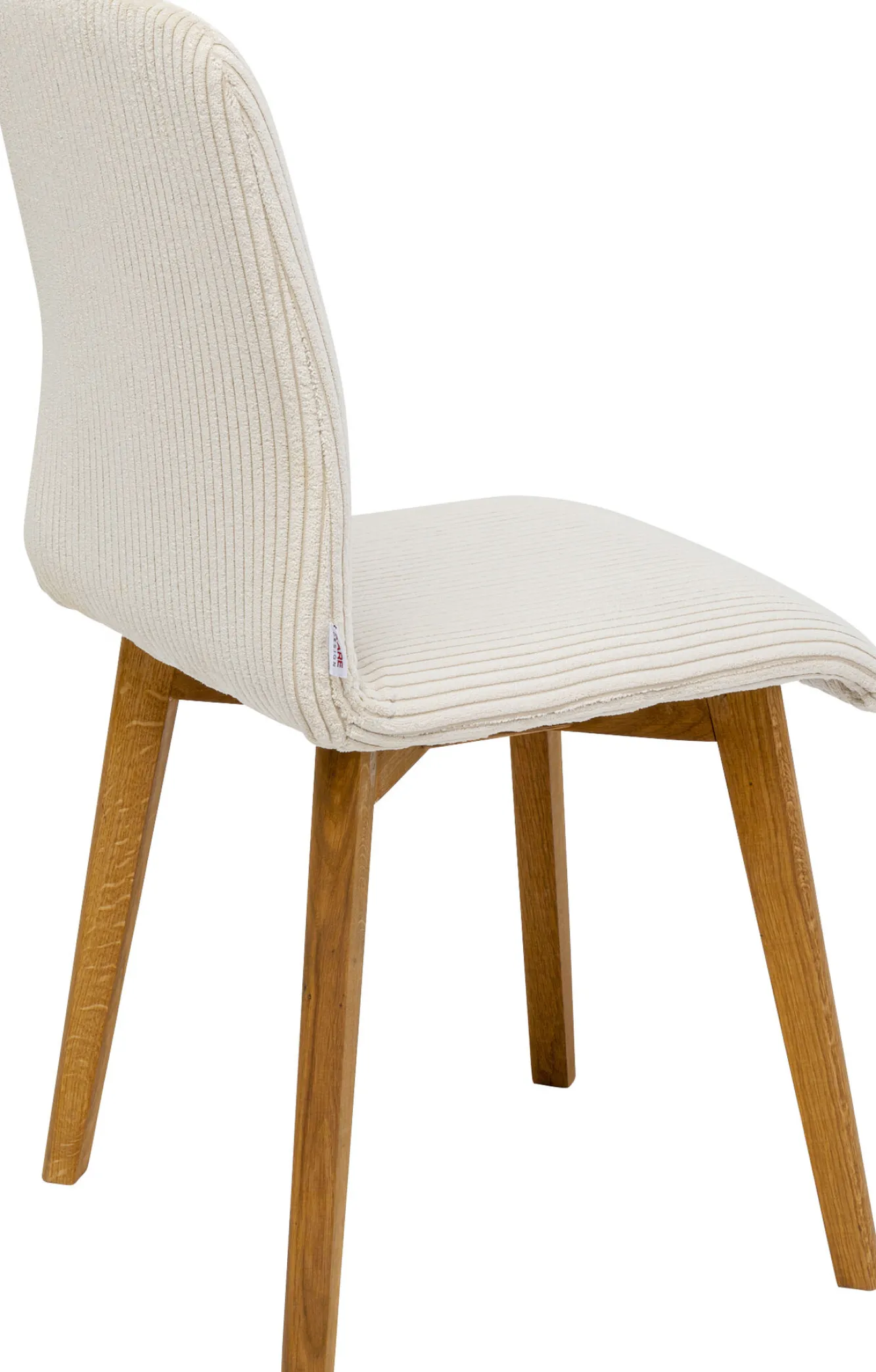 Hot KARE Design Krzesło do jadalni tapicerka kremowa nogi dębowe olejowane 44x92 cm - KARE