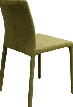 Hot KARE Design Krzesło do jadalni tapicerowane ciemnozielone 48x93 cm - KARE
