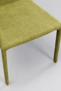 Hot KARE Design Krzesło do jadalni tapicerowane ciemnozielone 48x93 cm - KARE